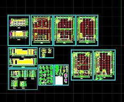 大型廠房建筑施工圖免費下載 工業 農業建筑
